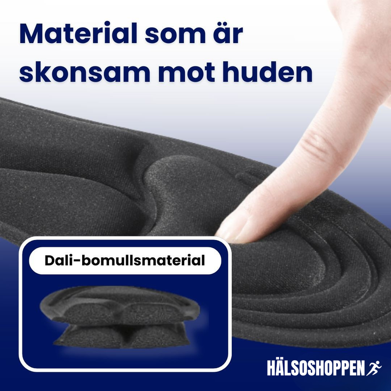Bekväma Skoinlägg – Dämpning i Häl, Framfot och Fotvalv