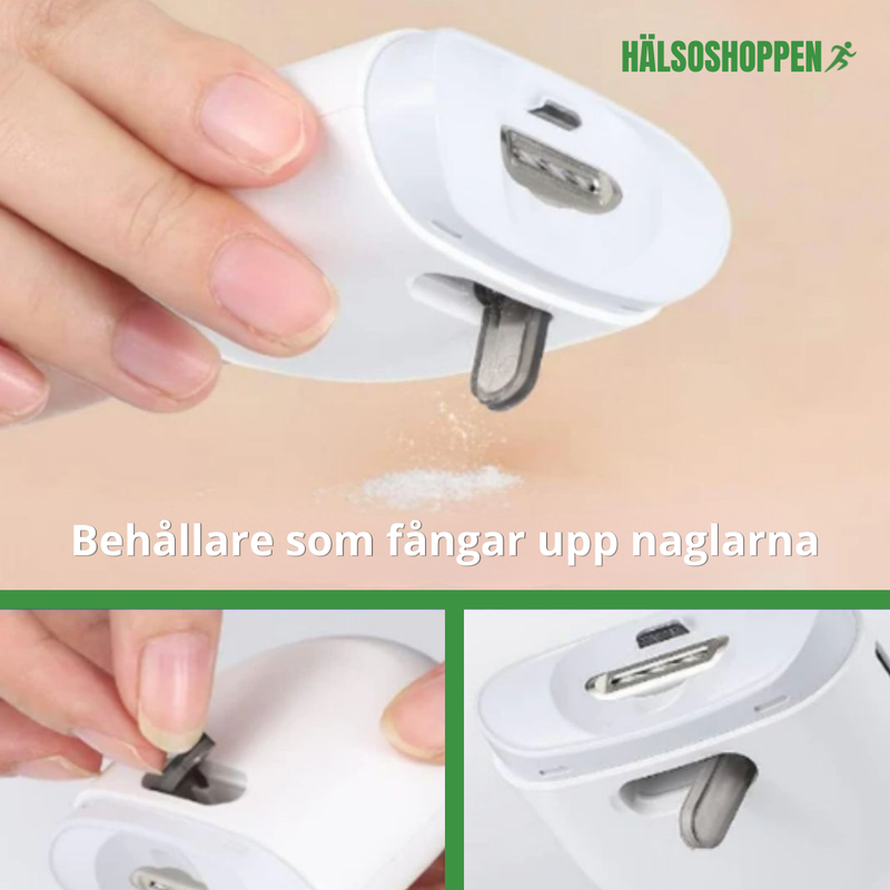 Elektrisk Nagelklippare med LED-ljus