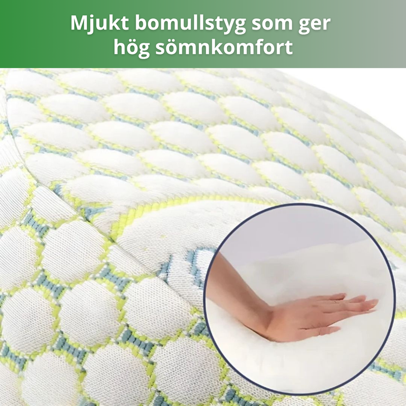U-formad kroppskudde i mjukt och andningsbart material