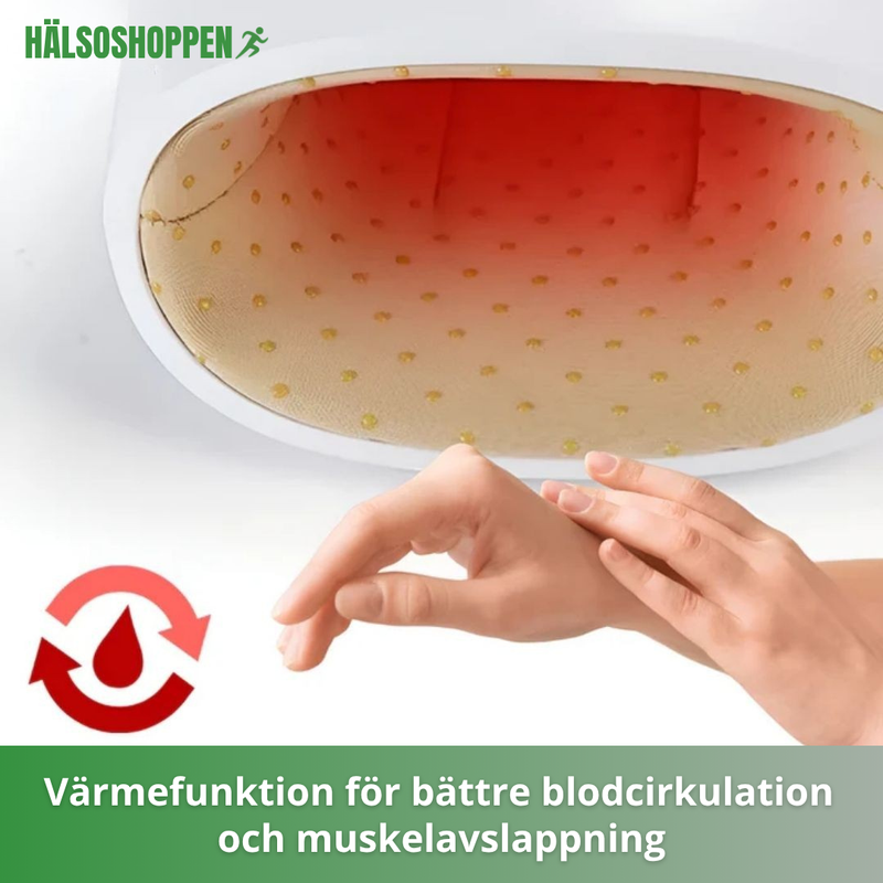 Handmassageapparat för smärtlindring och muskelavslappning