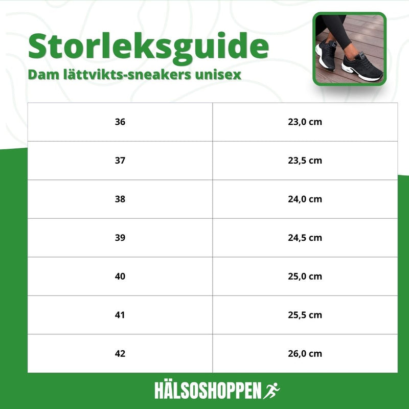 Dam lättvikts-sneakers unisex