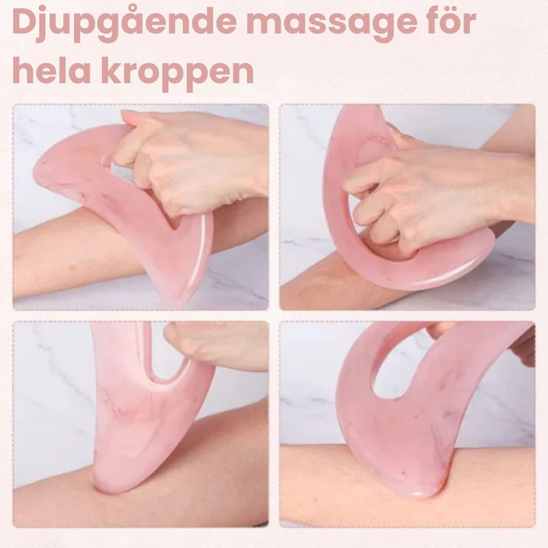 Gua Sha-skrapa för kroppen – Lindra spänningar & förbättra cirkulationen