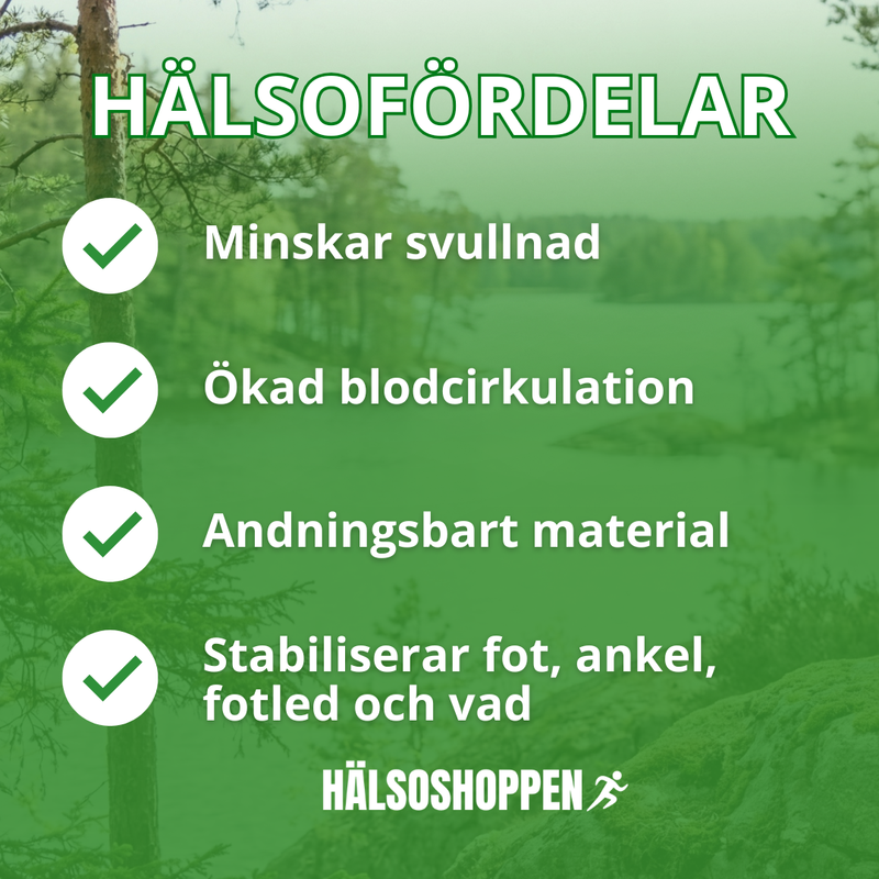 3 Par Långa Kompressionsstrumpor – Komfort och Stöd för Aktiva Dagar