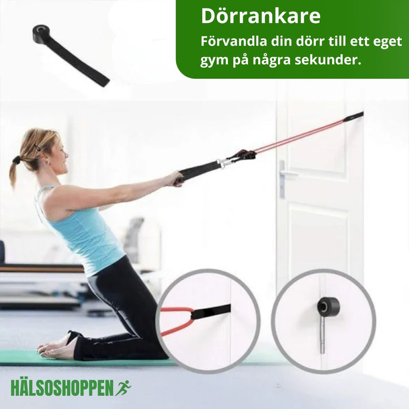 Motståndsband Set – Komplett Hemmagym för Helkroppsträning