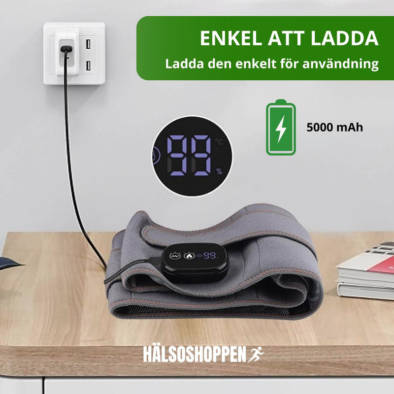 Värmebälte med Rödljus & Vibrationsmassage