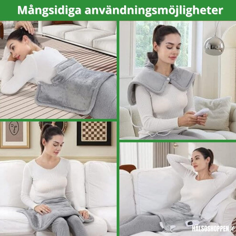 Värmedyna nacke axlar 6 värmelägen timer