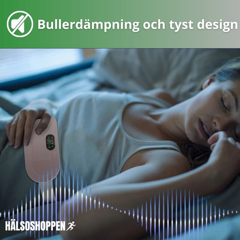 Värmekudde med Massage – Justerbar Värme och Vibration för Komfort