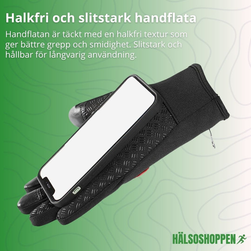 Värmehandskar –  touchfunktion, vattenavvisande och vindtäta
