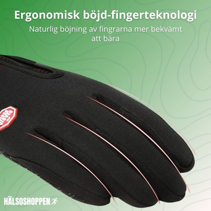 Värmehandskar –  touchfunktion, vattenavvisande och vindtäta