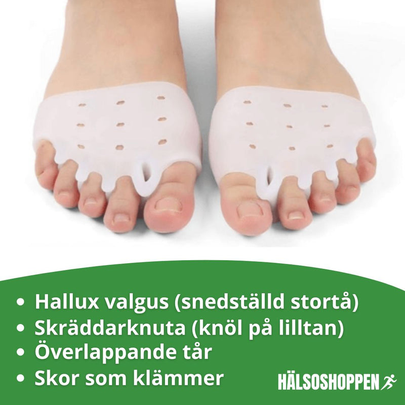 Tåseparerare i Silikon (5 tår)