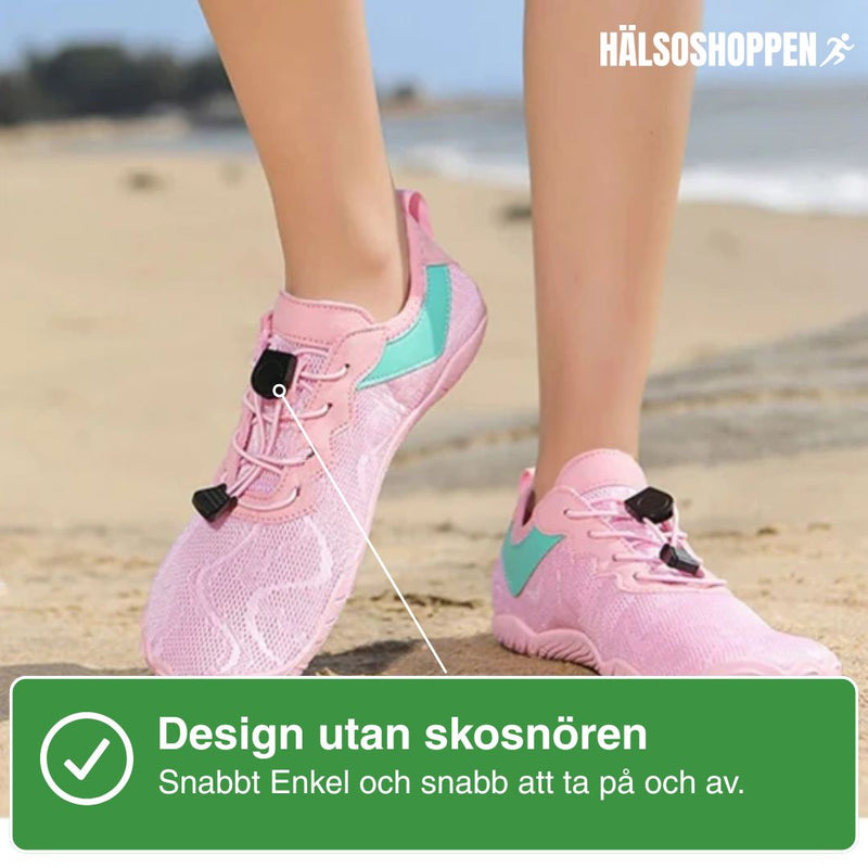 Nordicfeet - barfotaskor i vattentåligt material