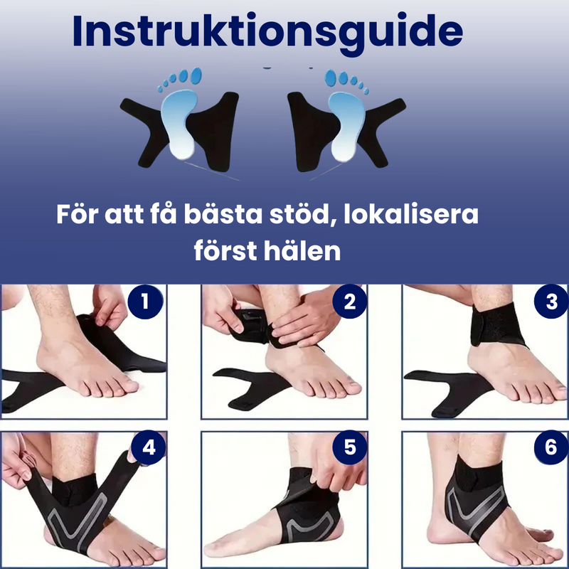 Elastiskt Fotledsband – Justerbar Passform för Aktiv Vardag