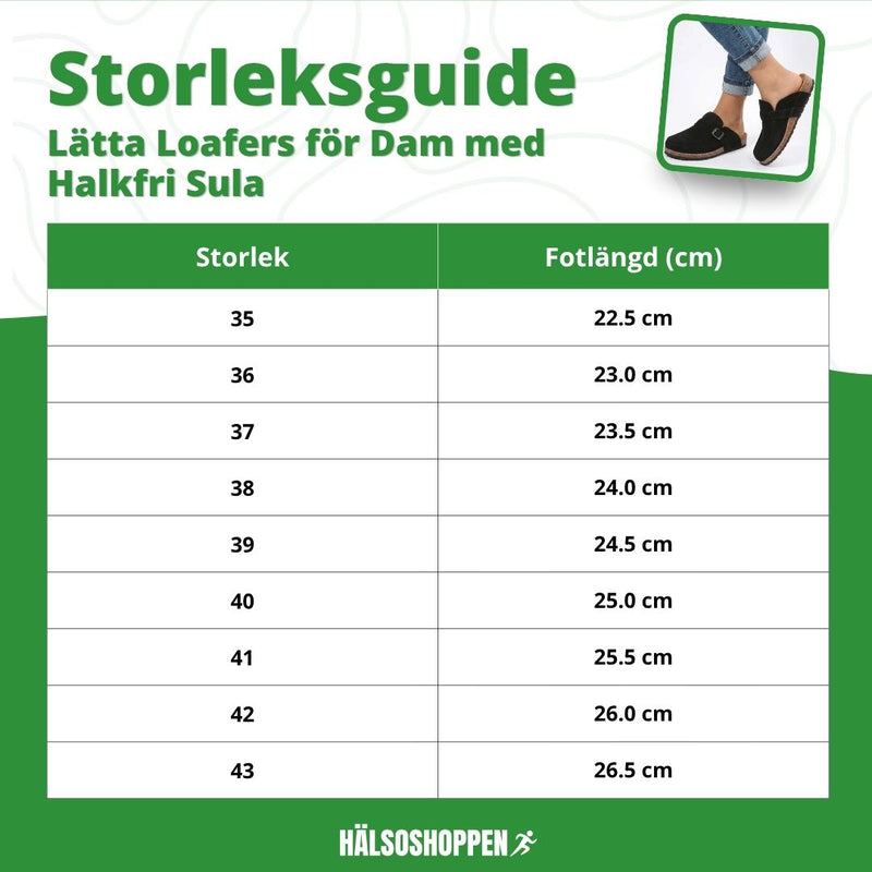 Lätta Loafers för Dam med Halkfri Sula