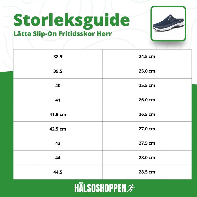 Lätta Slip-On Fritidsskor Herr