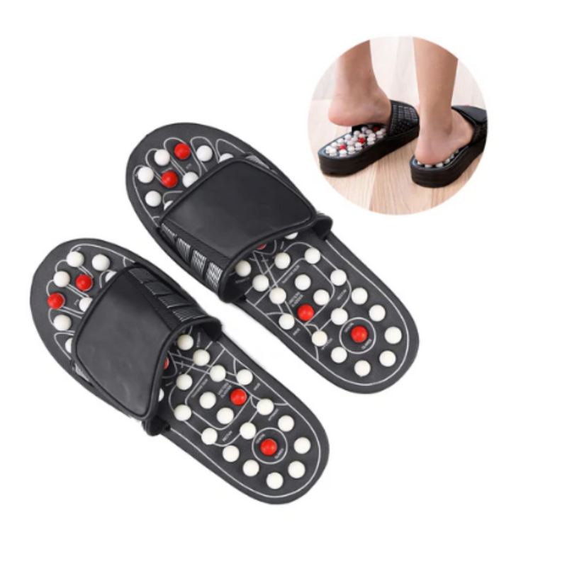 Massagetofflor med Zoninspirerad Sula för Fotstimulans