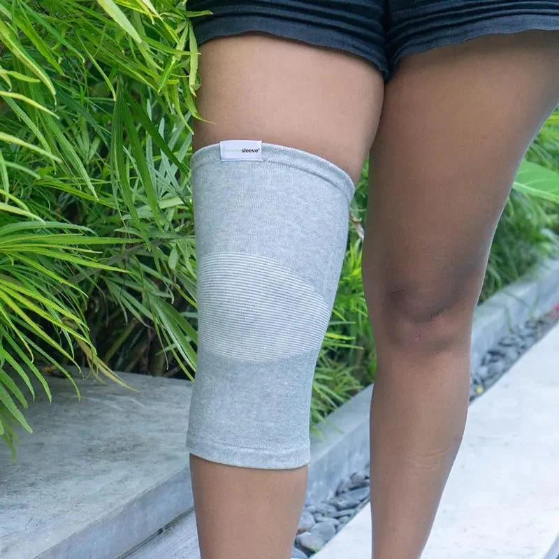 Kompressionsknäskydd i bambu – mjukt & flexibelt