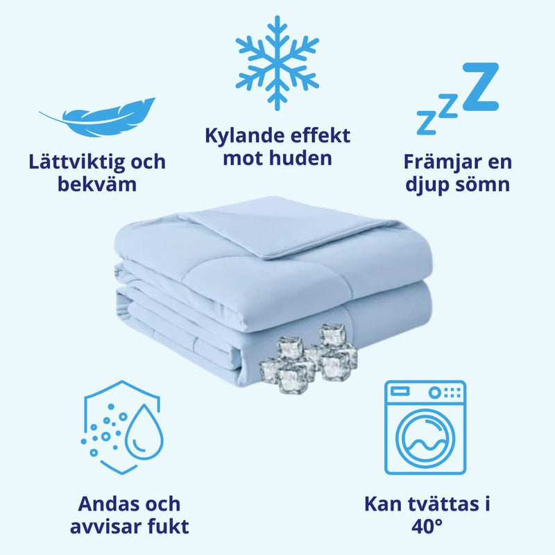 Kyltäcke för sommaren – svalkande och andningsbart