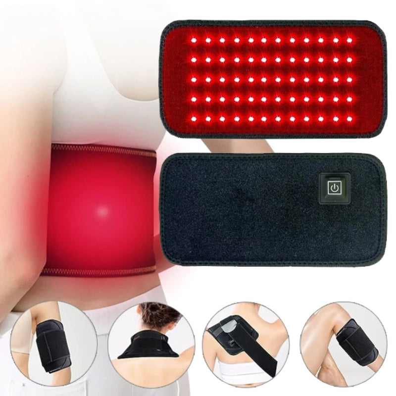 Rödljusband 660nm 850nm – LED-ljusterapi för Återhämtning & Välmående | TheraLight Wrap