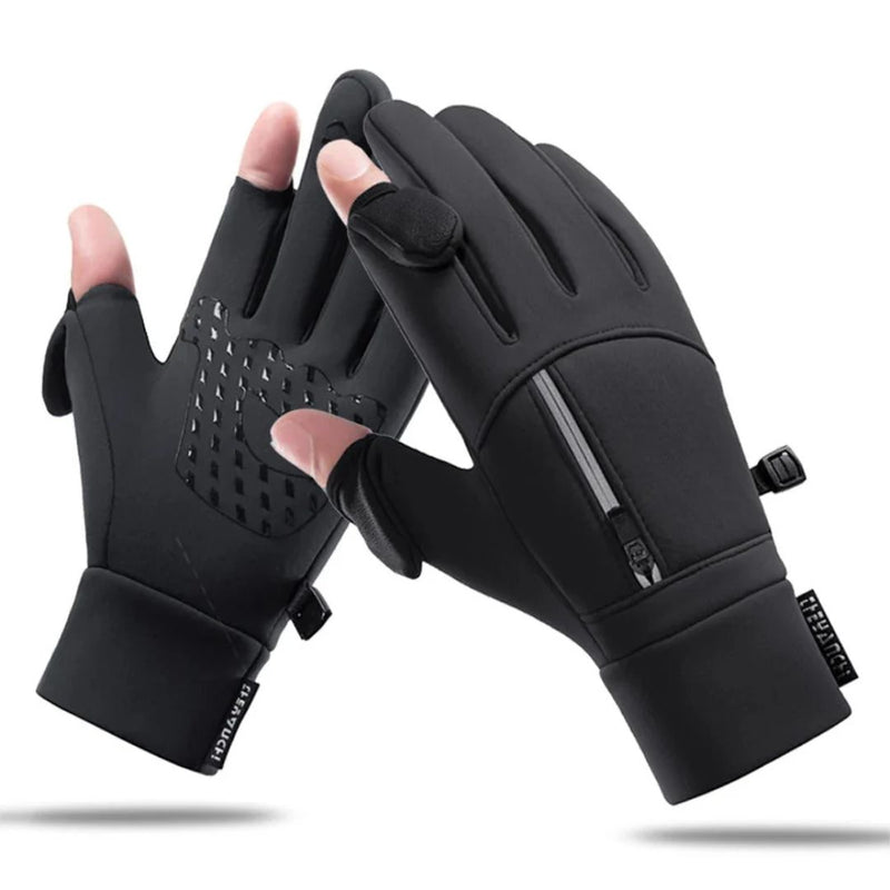 Vattentäta handskar med touch & ficka