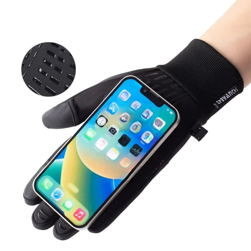 Vattentäta handskar med touch & ficka