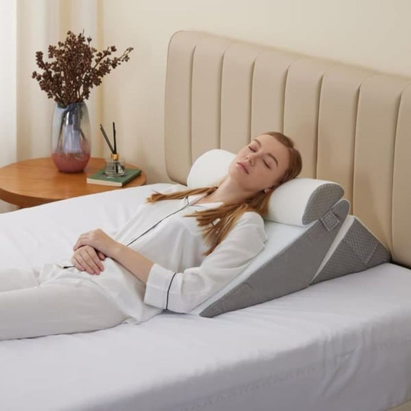 Kilkudde 10-i-1 med Memory Foam – Justerbar Stödkudde för Rygg och Ben