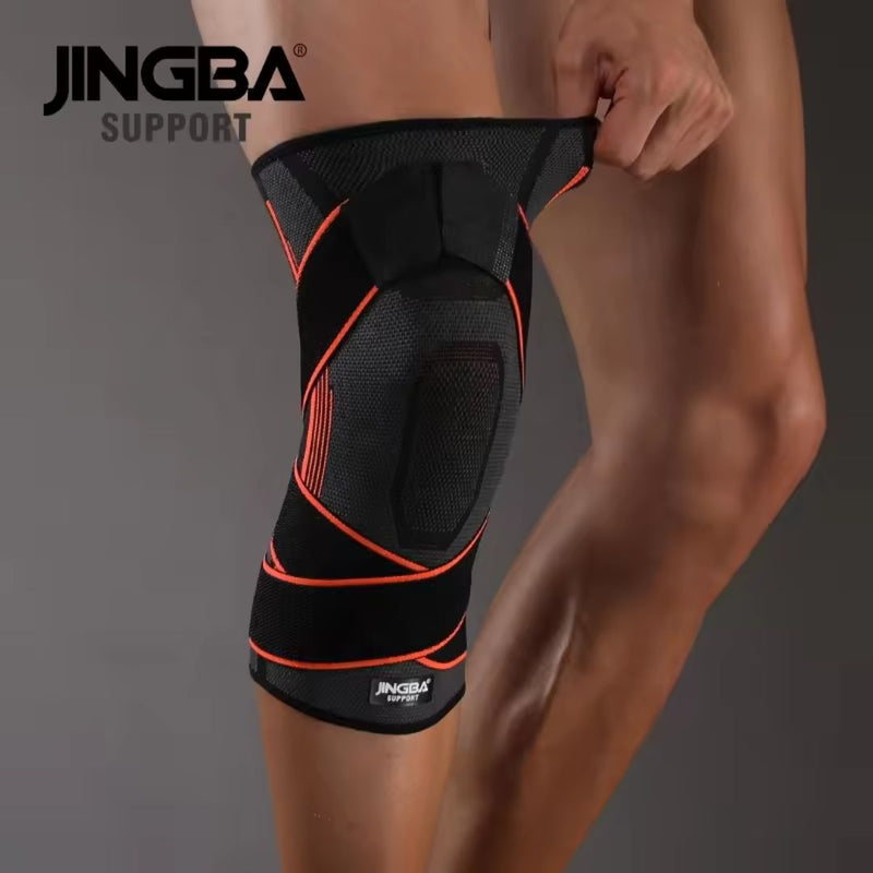 Knästöd Sport med kompression (Orange)