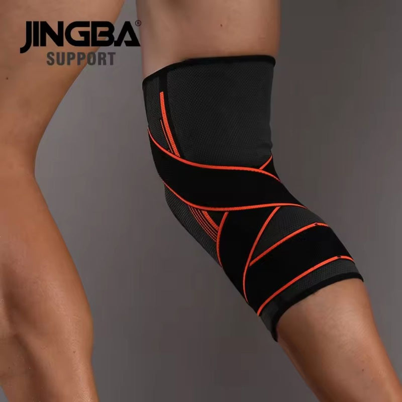 Knästöd Sport med kompression (Orange)