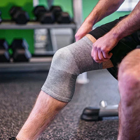 Kompressionsknäskydd i bambu – mjukt & flexibelt