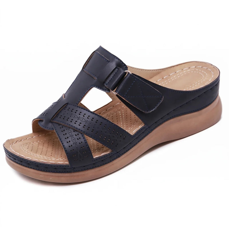 Slip-on Sandaler med Formad Innersula – Komfort & Stil för Kvinnor