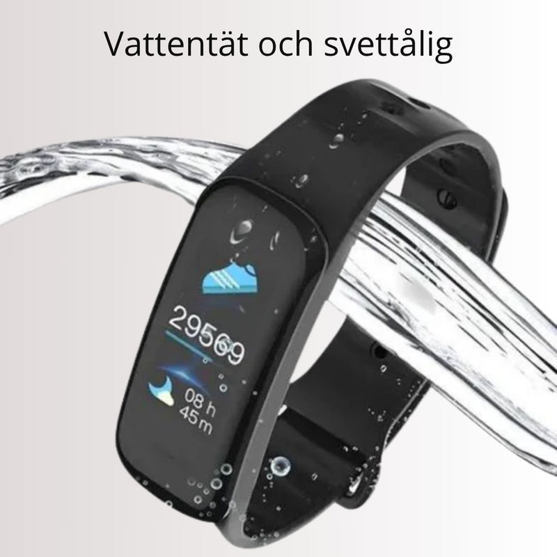 HealthGuard Watch 03 – Hälsoklocka med Puls, Blodtryck & Sportlägen