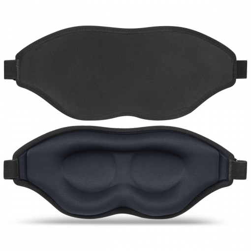 Sovmask med Total Mörkläggning – Justerbar och Lätt Design