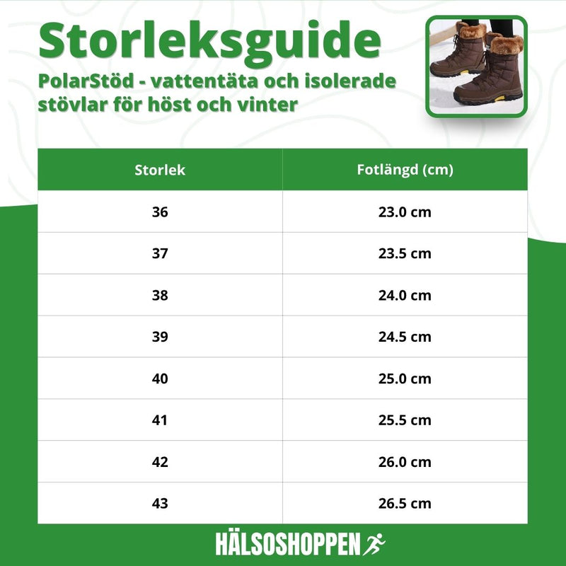 PolarStöd - vattentäta och isolerade stövlar för höst och vinter
