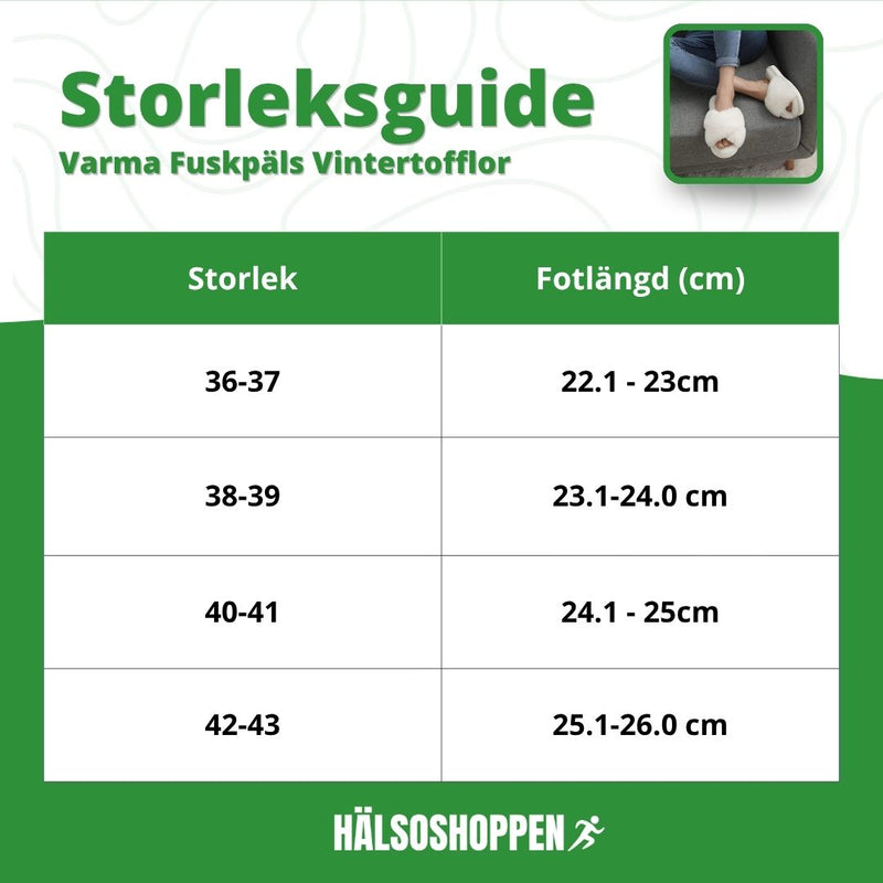 Värmefoder fuskpäls – varma innetofflor