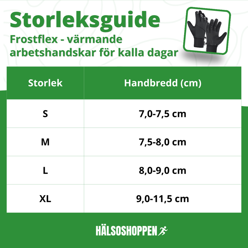 FrostFlex - värmande arbetshandskar för kalla dagar