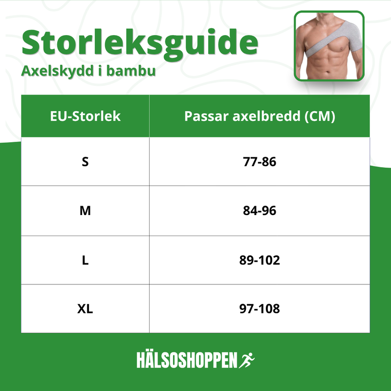 Axelskydd i Bambu Kolfiber – Stöd för Aktiv Livsstil
