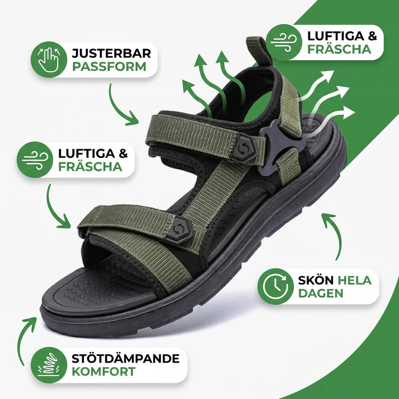 Stötdämpande sandaler